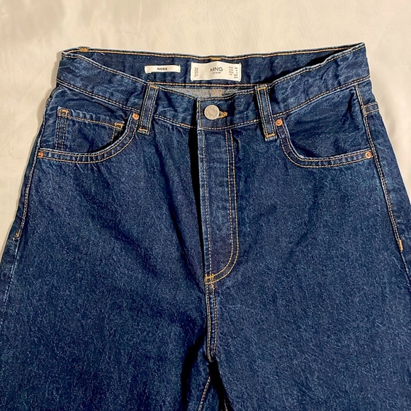 Mango Dark Blue Women's Jeans - Picture 4 of 4